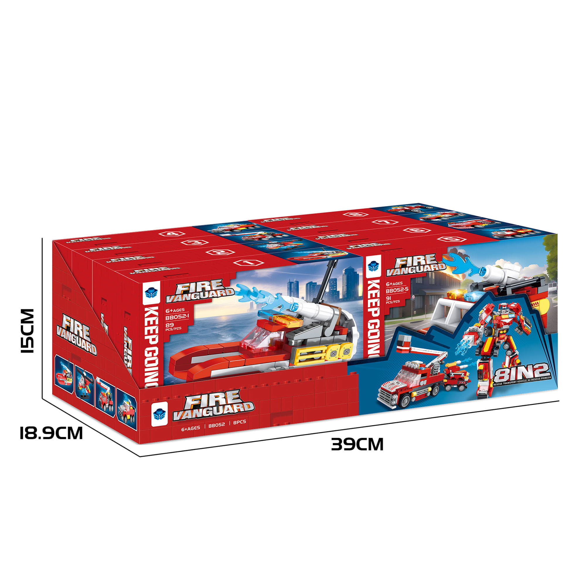 Bloques Colección Fire Bb052 BRIGHT BB052 (Modelos Aleatorios)