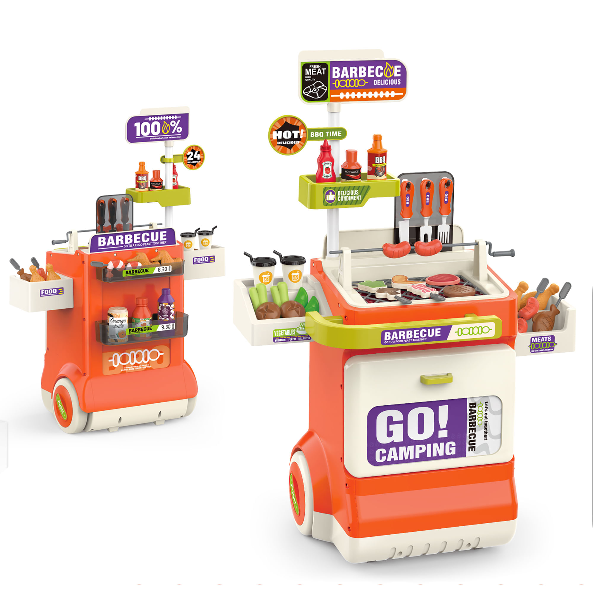 Bbq Cart Ruedas BRIGHT 668-156