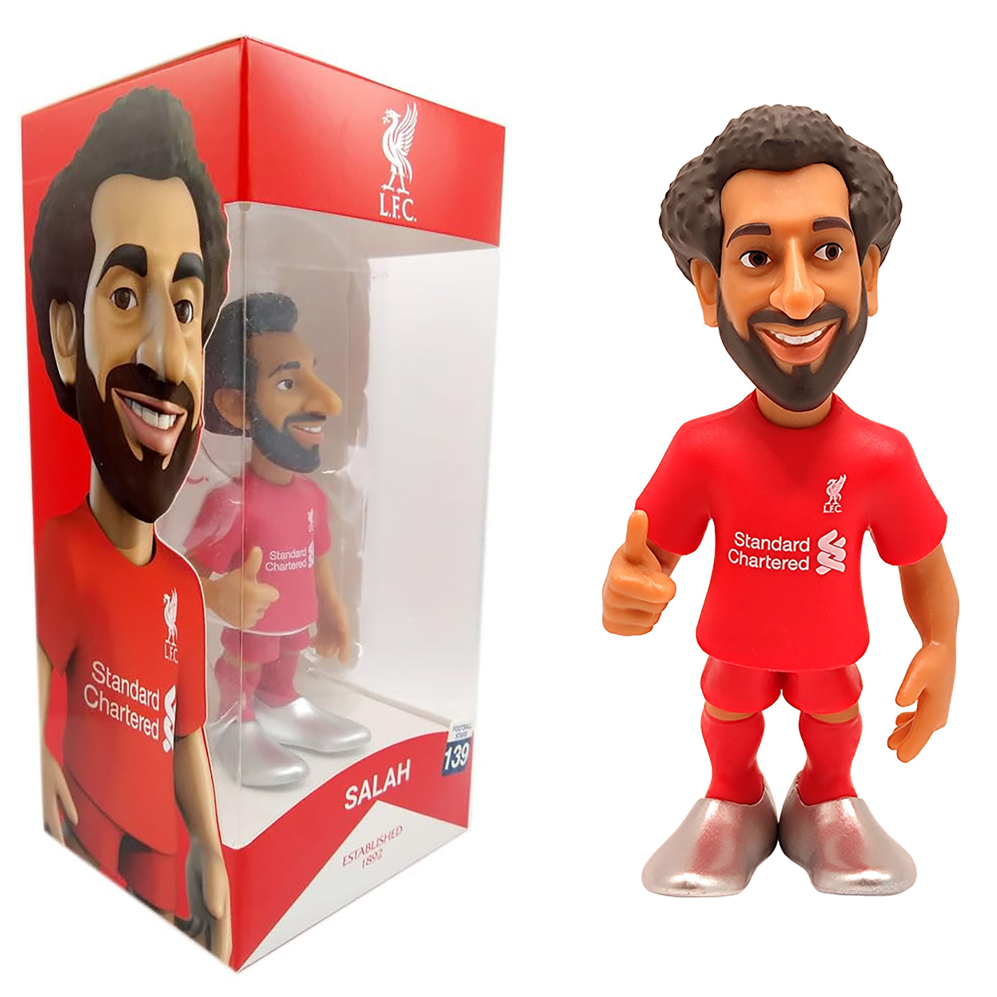 Figura coleccionable de Salah Liverpool MINIX 12cm