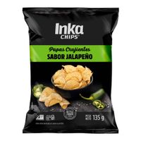 Papas INKA CHIPS con Jalapeño Bolsa 135g