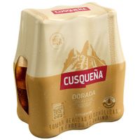 Cerveza CUSQUEÑA Dorada Botella 310ml Paquete 6un