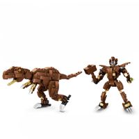 Bloques 2 en1 Dino Marron BRIGHT 123-711