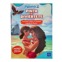 Libro Pinta y diviértete con Moana DISTRIBUIDORA GRÁFICA