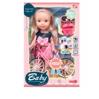 Muñeca con Bicicleta HUANGER 7171-5