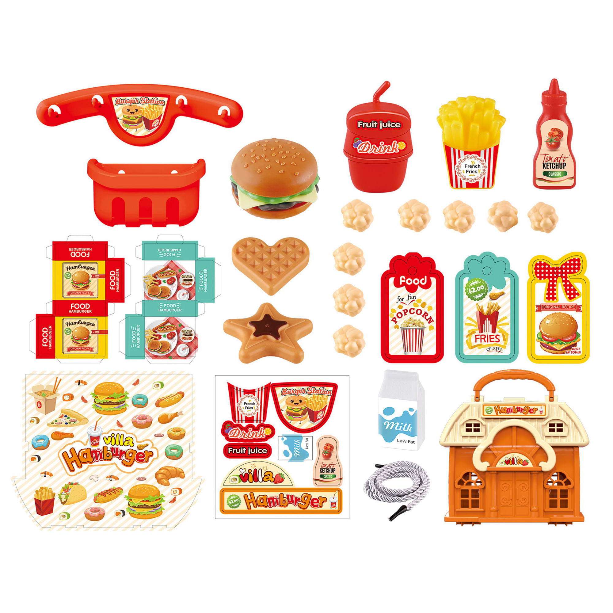 Hamburger Play Set Mini BRIGHT 9325