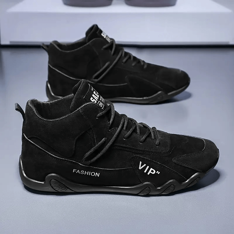 Zapatilla Antideslizante Negro#2 Casual Talla 46 Cuero Importado