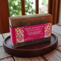 JABON DE MANZANILLA ARTESANAL DE GLICERINA 100 GR.