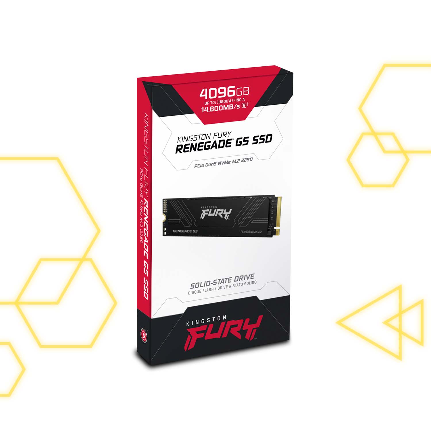 SSD Kingston FURY Renegade G5 4TB NVMe M.2 PCIe 5.0 Almacenamiento Extremo