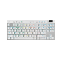 Teclado Logitech G Pro X TKL Lightspeed Inalámbrico USB con Switches Táctiles GX Brown, Blanco
