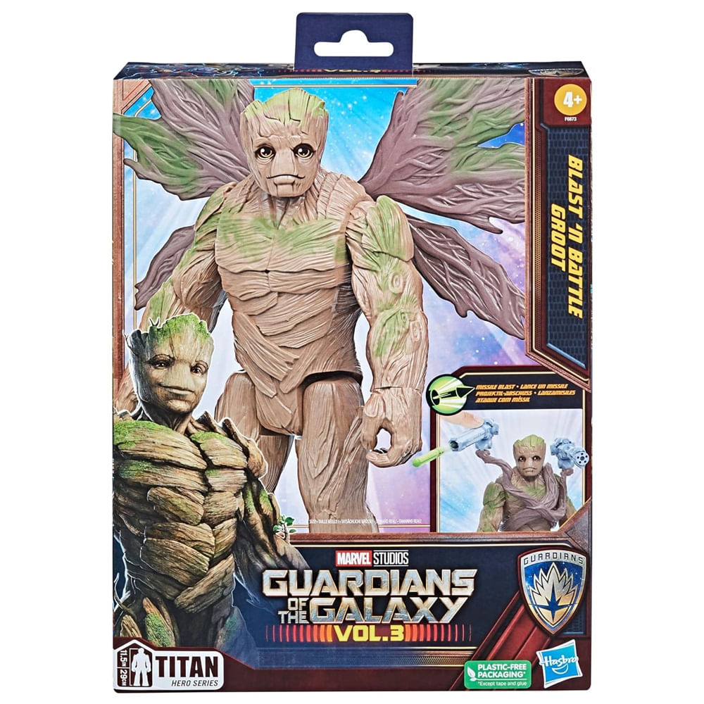 GUARDIANES DE LA GALAXIA GROOT BLAST N BATTLE 29 CM