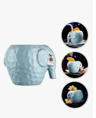 Taza Tiki Elefante Blanco