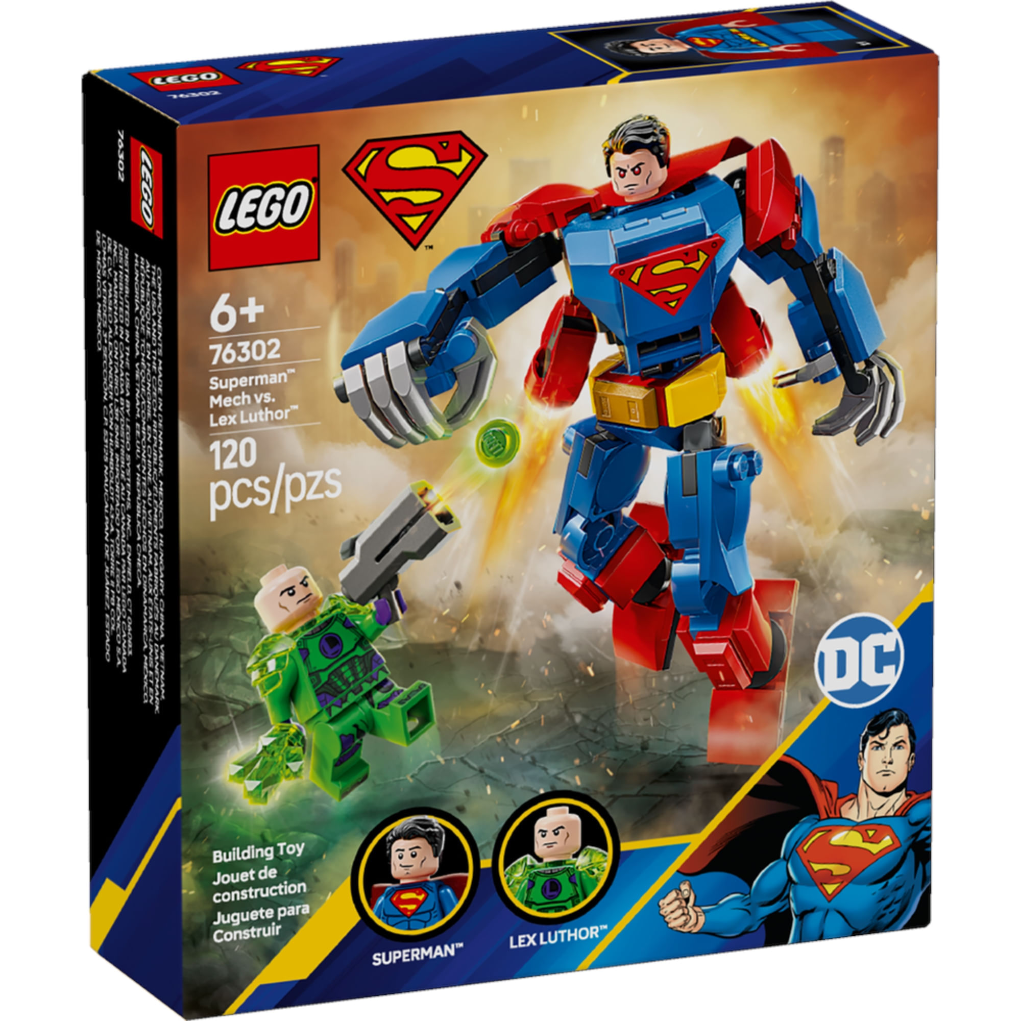Superman Mech contra Lex LEGO 76302