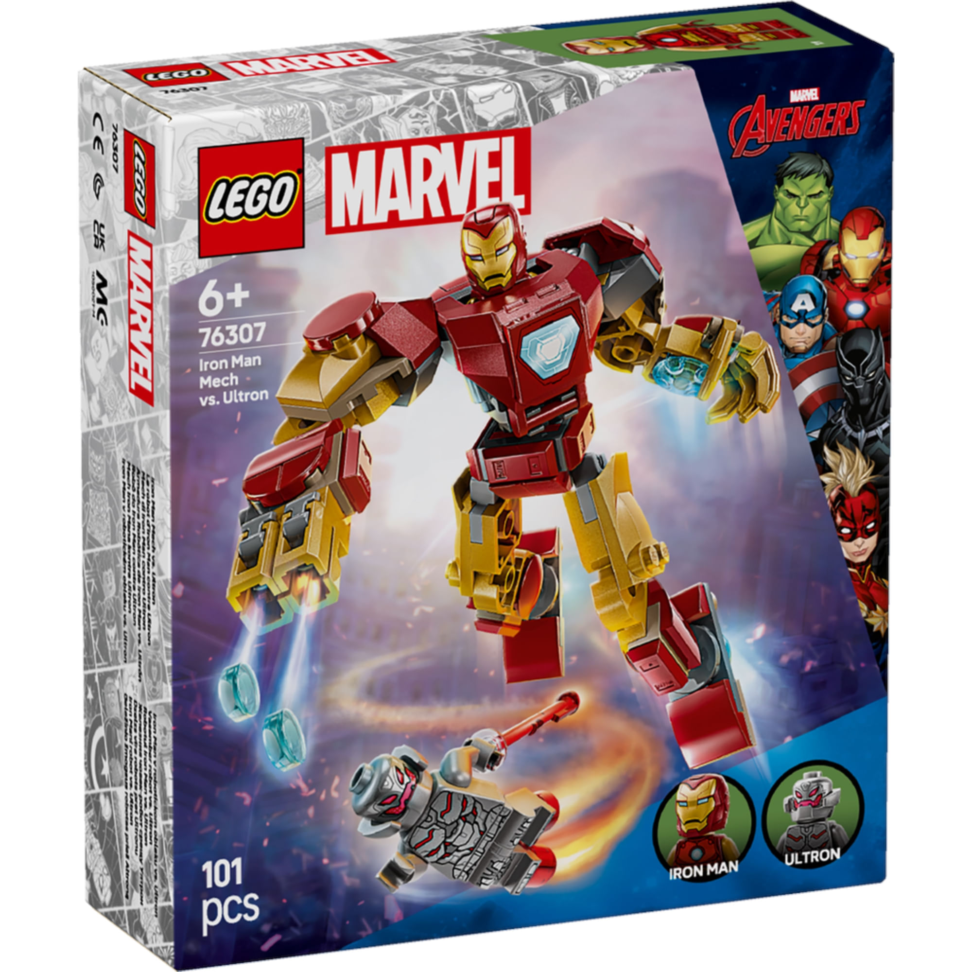 Iron Man Mech contra Ultron LEGO 76307