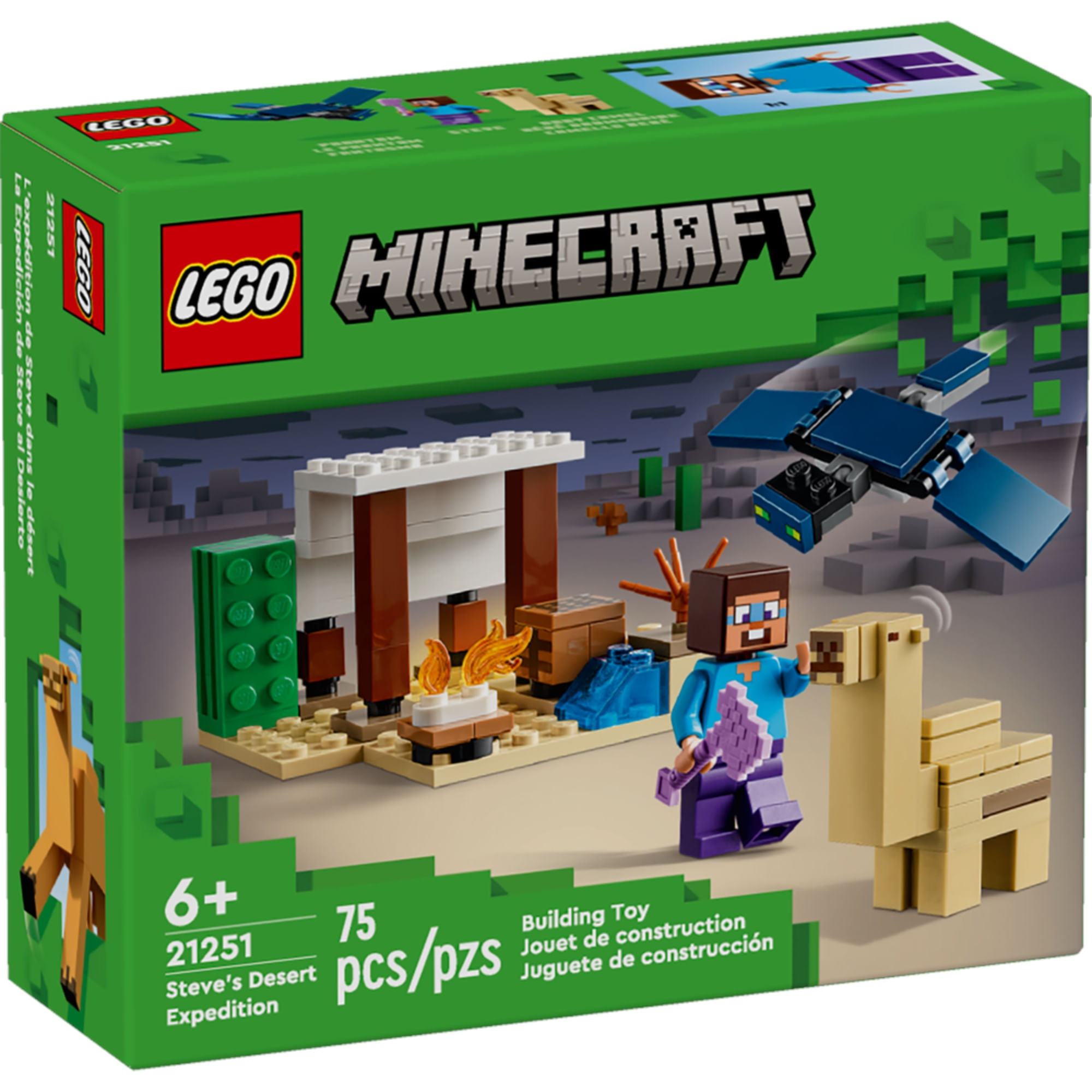 Set de construcción LEGO La expedición de Steve 21251
