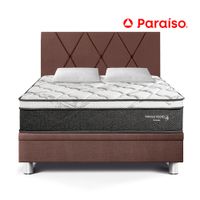 Dormitorio Boxet PARAISO Pocket Star 2 Plazas Choco