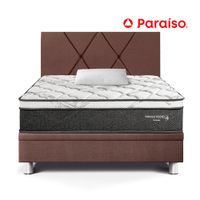 Dormitorio Boxet PARAISO Pocket Star 1.5 Plazas Choco