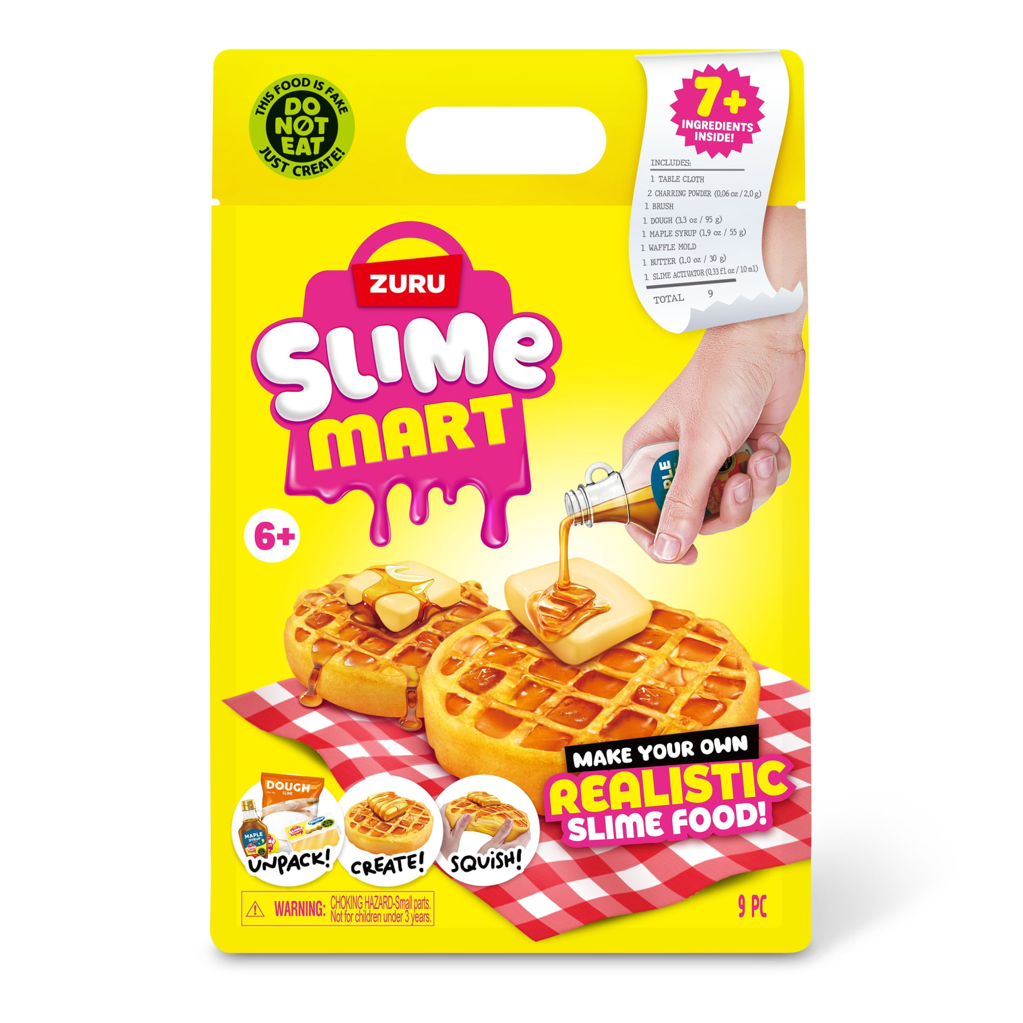 Set de juego waffles SLIME MART 15901D
