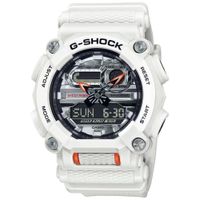 Reloj Casio G-Shock GA900AS-7A Analogico Digital Luz Led Resina Blanco