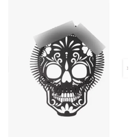 Colador Gusanillo Negro Modelo Calavera Negro