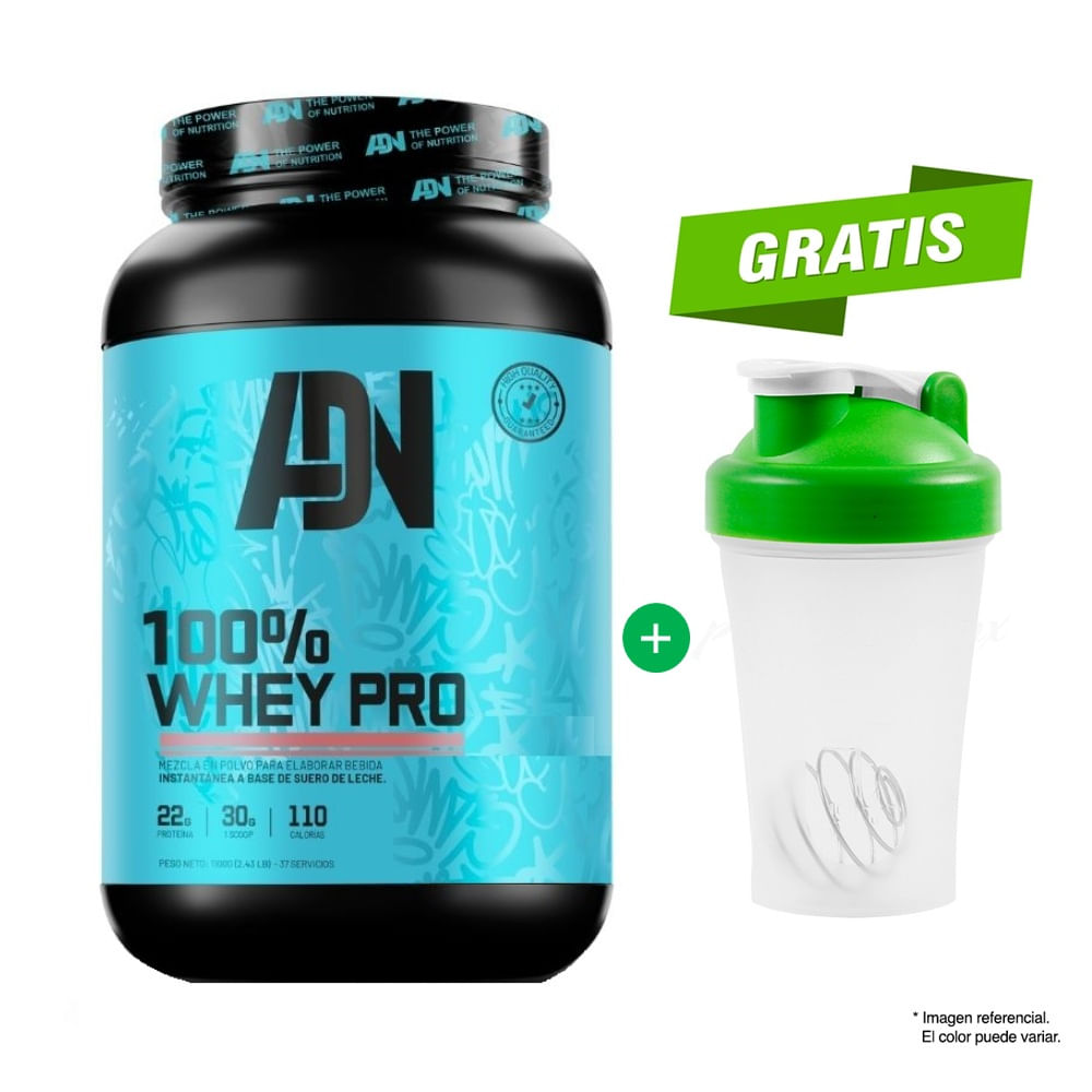PROTEÍNA 100% WHEY PRO 1.1 kg VAINILLA ADN