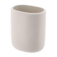 Vaso para baño Poliresina Oval Beige
