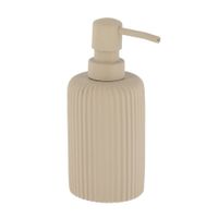 Dispensador de jabón Estriado Poliresin 230ml Capuccino