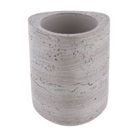Vaso para baño Poliresina Efecto Concreto Gris