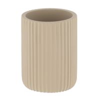 Vaso para baño Estriado Poliresina Capuccino