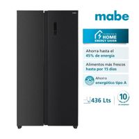 Refrigerador Automático Black steel Mabe 436L