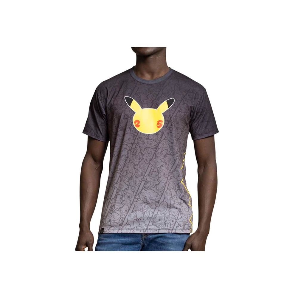 Pokemon Center Polo Negro Celebrations Talla M