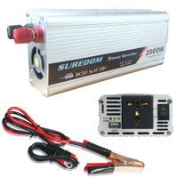 Inversor de Corriente Para Auto De 24v a 220v Usb 2000w cargador