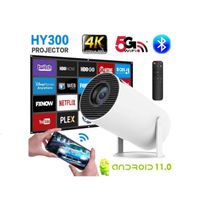 Proyector Portátil HY300 Smart Android11 con Wifi y Bluetooth