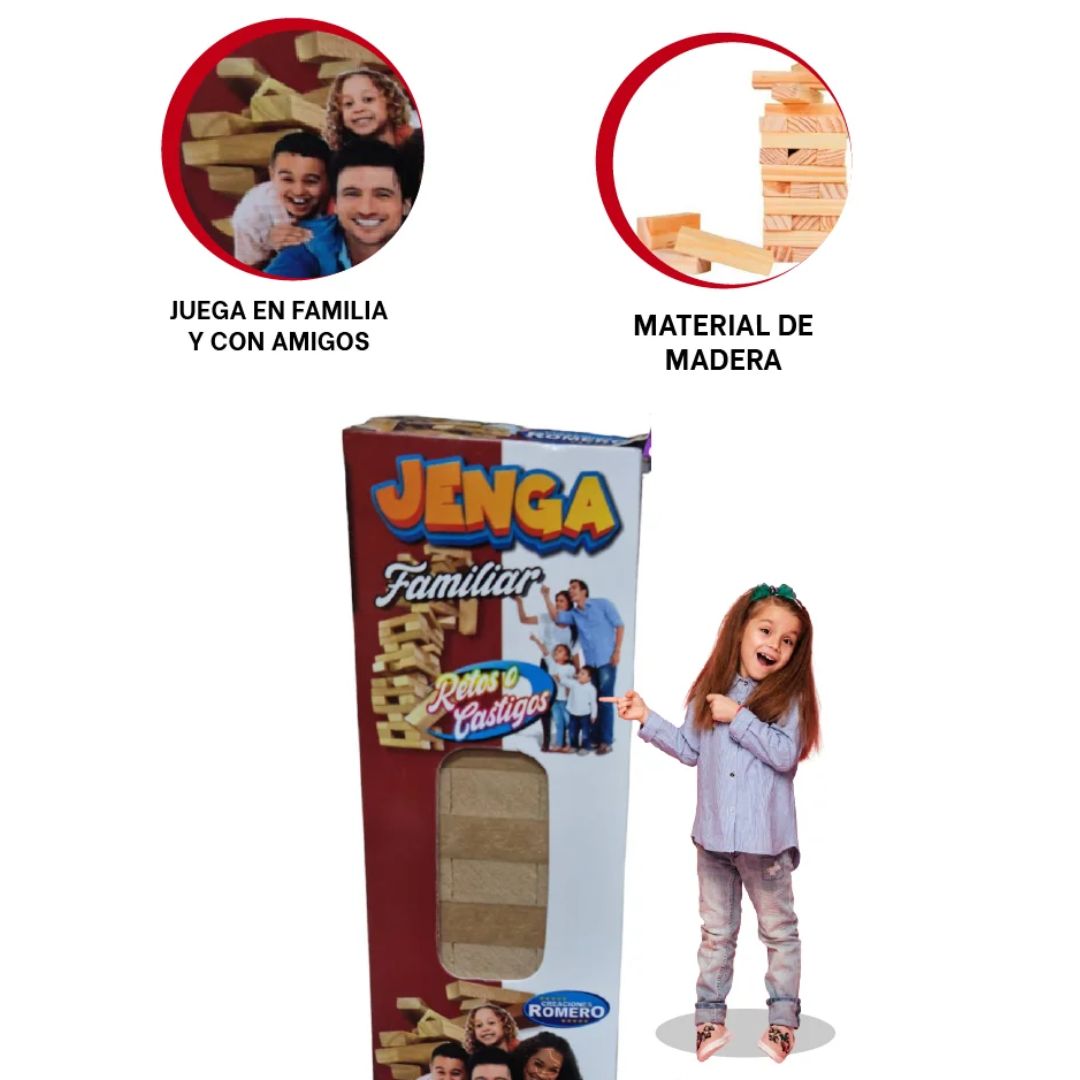 Juego Jenga Familiar