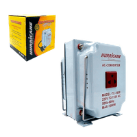 TRANSFORMADOR HURRICANE 1000W ADAPTADOR 220/110V AC