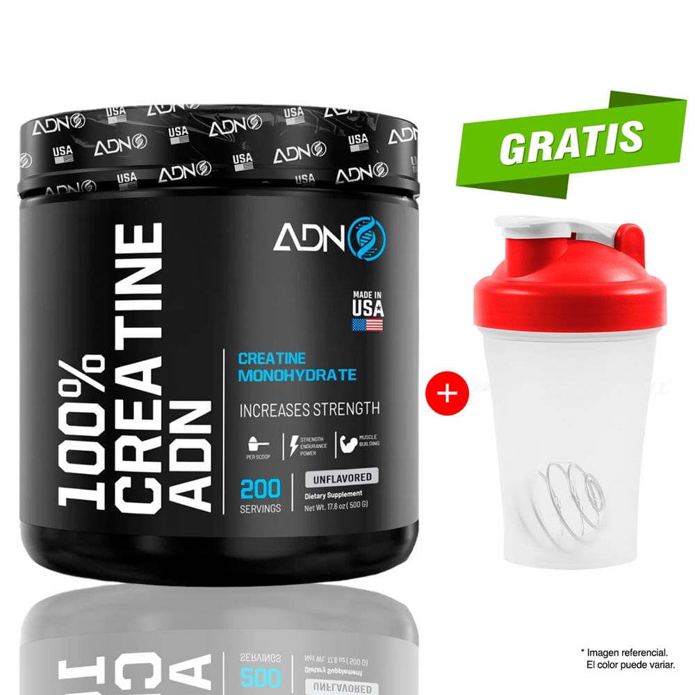CREATINA MONOHIDRATADA 500 GR ADN NUTRITION