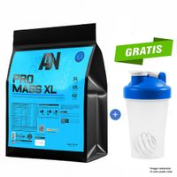 Ganador de peso ADN Nutrition Pro mass XL 3 kg Vainilla + Shaker