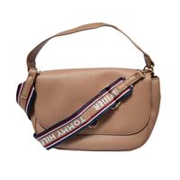 Cartera Crossbody Doble Asa Tommy Hilfiger Marron