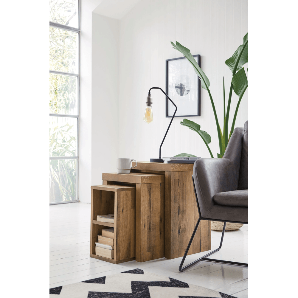 Set Mesa Lateral x3 Imakel color Marrón TU MESITA