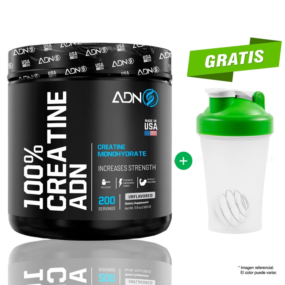 CREATINA MONOHIDRATADA 500G ADN NUTRITION