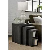 Set Mesa Lateral x3 Imakel color Negro TU MESITA