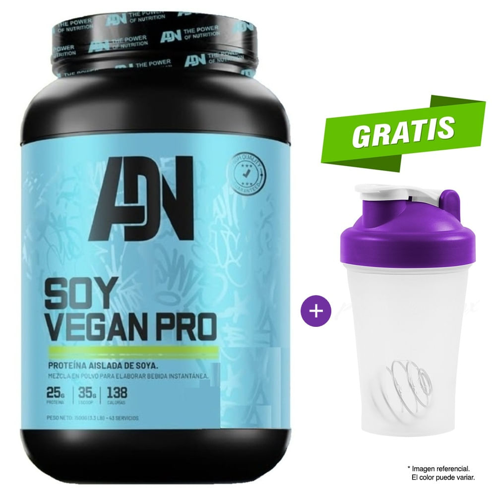 Soy Vegan 1.5 kg ADN CHOCOLATE + SHAKER