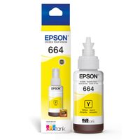 Tinta Epson T664 Amarilla Botella Original 70 ml