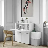 Escritorio Plegable Focus color Blanco 2 puertas TU MESITA