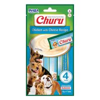 Snack Churu para Perros de Pollo Con Queso 4 Tubos x14gr