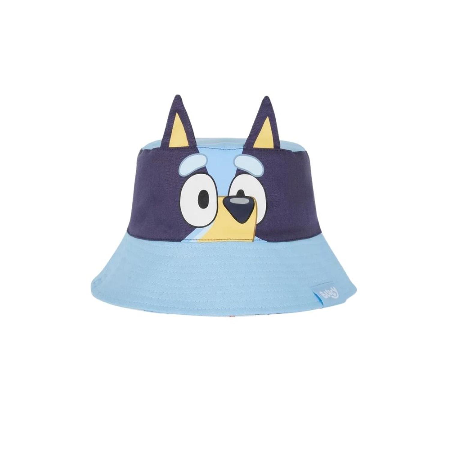 Gorro Bucket Bluey reversible para niños 4-7 años