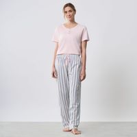 Pantalón Pijama Mujer Print Suelto Zafin Algodón
