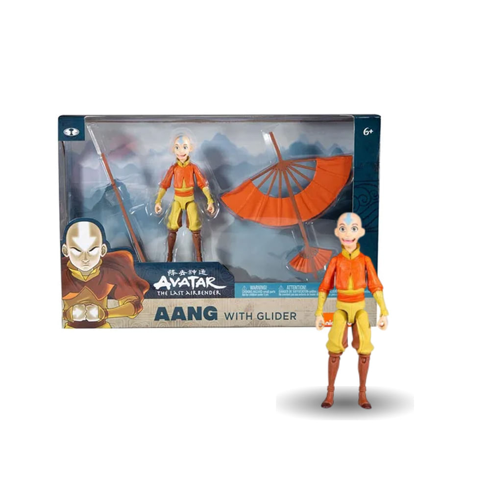 Mc Farlane Avatar Figura Aang With Glider Articulable