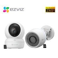 Ezviz Kit Cámaras H6C + H3C Full HD 360 Audio Bidireccional NocheColor 128GB