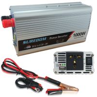 Inversor de Corriente Para Auto De 24v a 220v Usb 1000w cargador