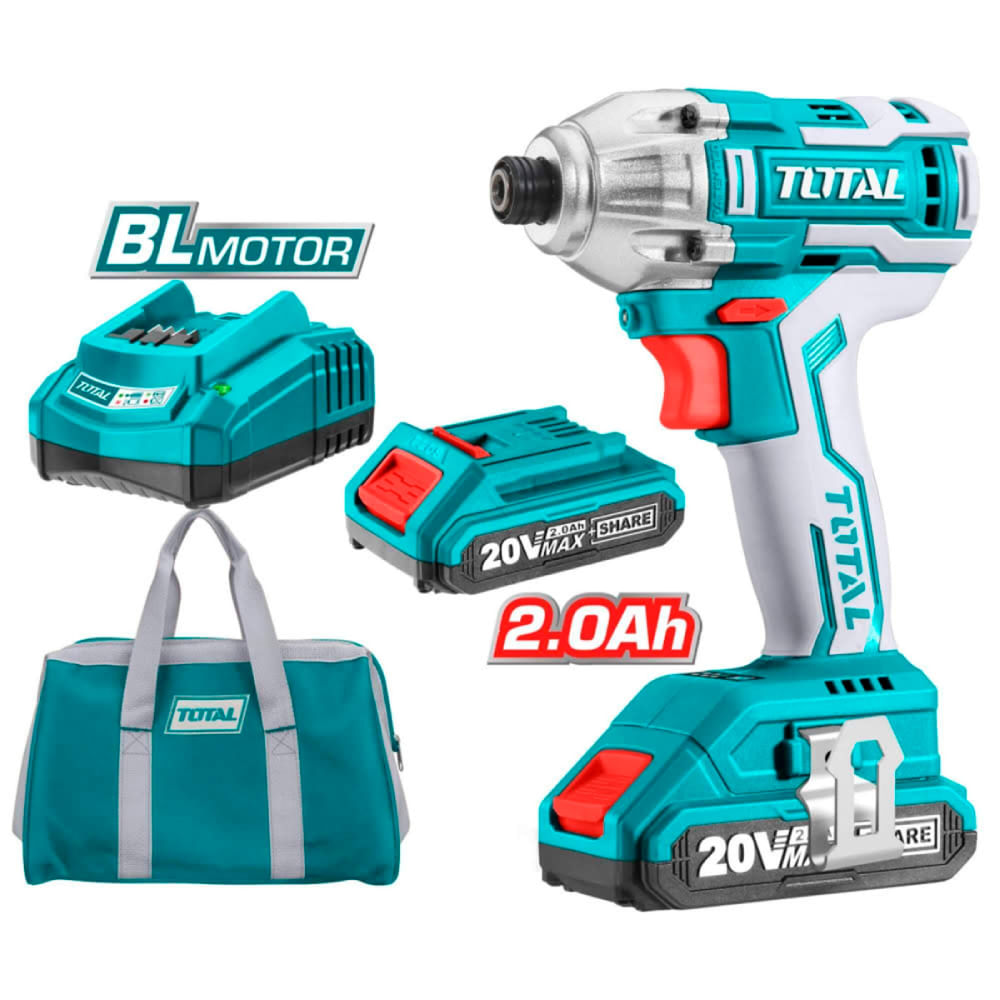 ATORNILLADOR IMPACTO LI-ION 3300BPM BRUSHLESS M/TELA INDUSTRIAL